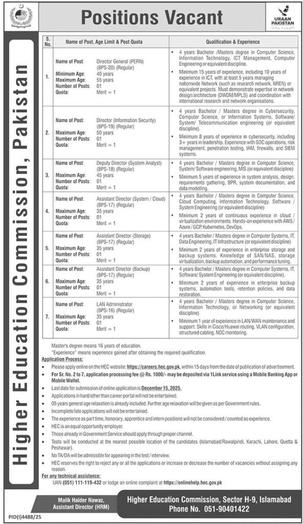HEC Jobs