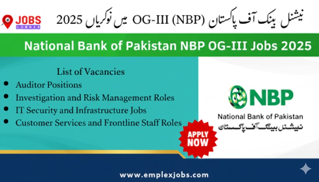 Bank Jobs in Pakistan