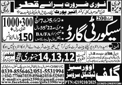 Security Jobs in Qatar