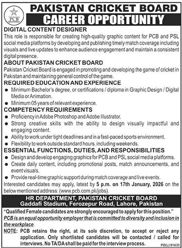PCB Lahore