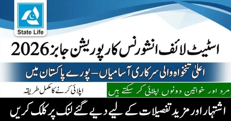 Punjab Life Insurance Company Jobs 2026