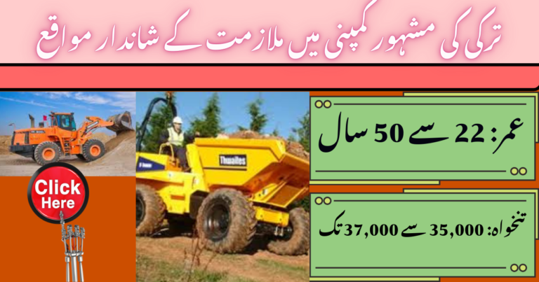 Big Career Opportunity in Turkey