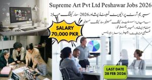 Supreme Art Pvt Ltd Marketing Jobs 2026 – Peshawar